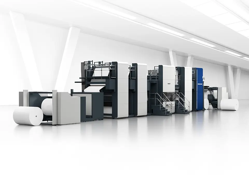 Koenig & Bauer RotaJET - Digital Webfed Printing Press